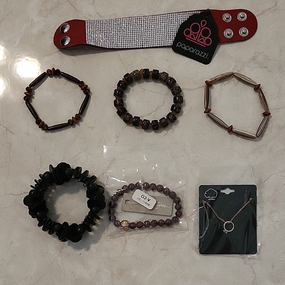 Bracelets and necklace bundle